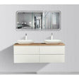 LAZIO 1500mm - FOUR DRAWER & TOP & 2 BASIN Bathroom vanities and storage units
