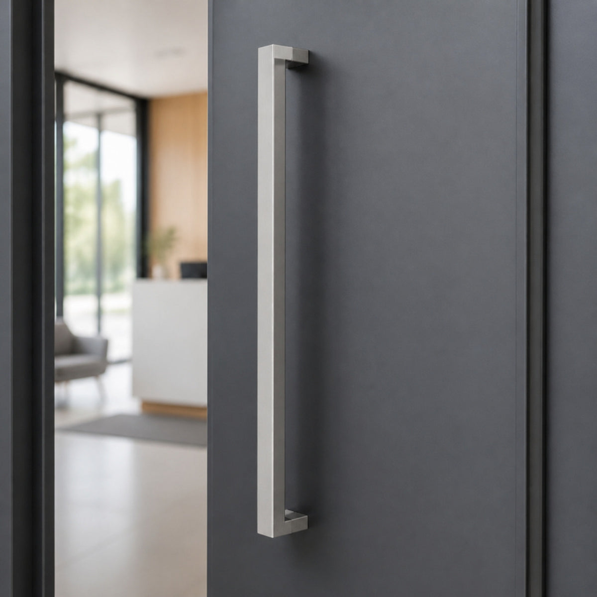 Stainless Steel Square Pull Handle