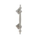 Solid brass Victorian pull handle - 220mm