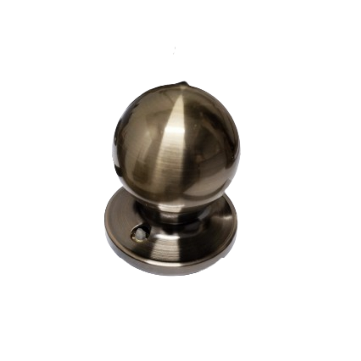 Entrance Grip Handle Lockset - Antique Brass - FOR SINGLE DOORS ONLY