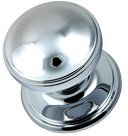 Solid brass non-turning front door knob