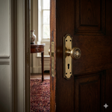 Georgian knob on back plate