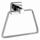 Square stainless steel towel ring