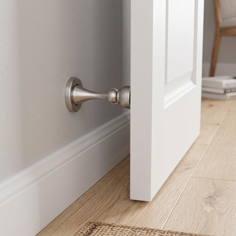 Magnetic door stopper - Wall or floor mounted