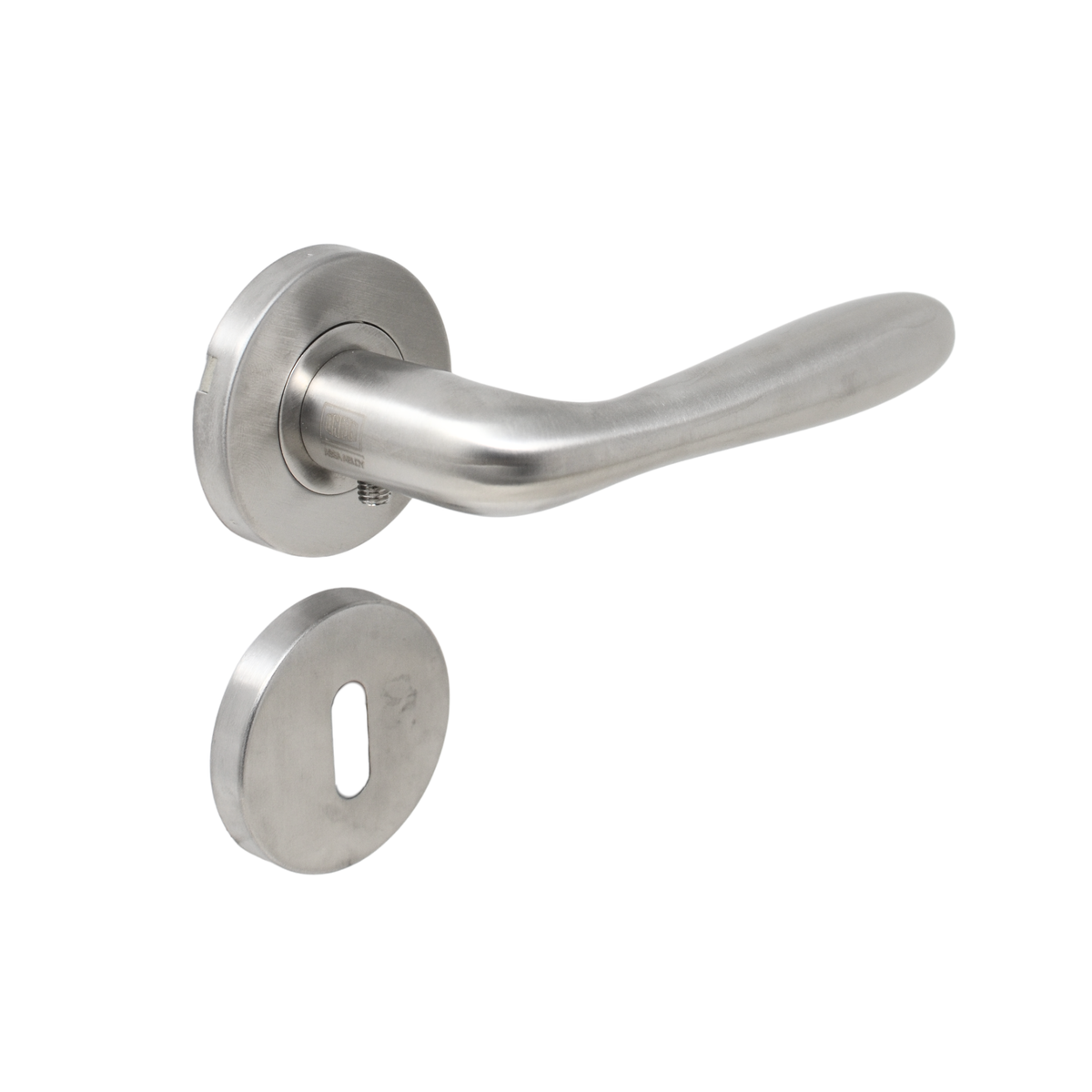Solid 304 SS Lever Handle on Rose