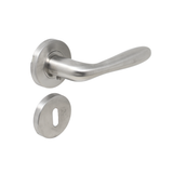 Solid 304 SS Lever Handle on Rose