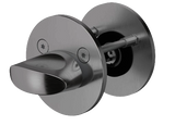 Deadbolt with thumb turn WC indicator handle