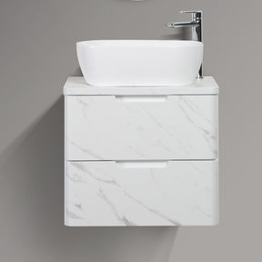 Trento 600mm - Double Drawer, Top and Basin Bathroom vanities and storage units