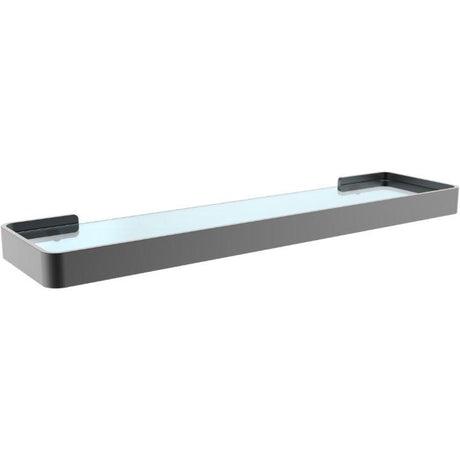 Glass Shelf in Matt Black