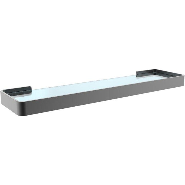 Glass Shelf in Matt Black