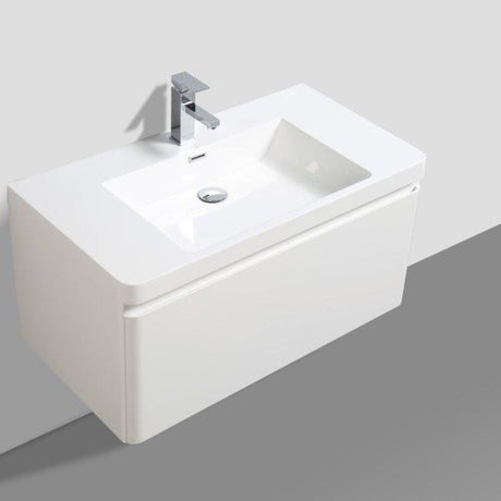 Milan 900 Vanity Single Drawer Bathroom vanities and storage units