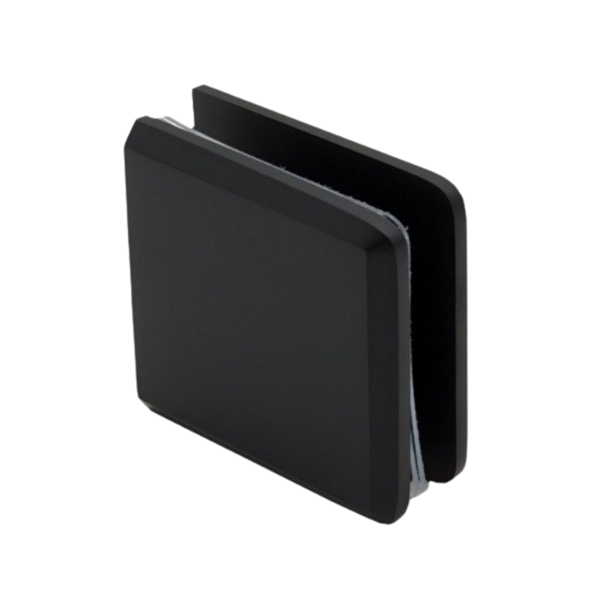 90° Wall to Glass U-Clamp for frameless showers - Single Fix