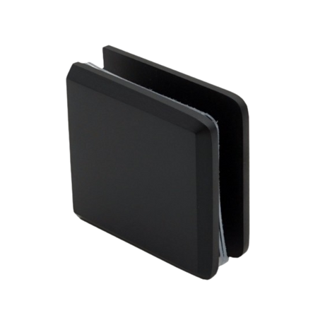 90° Wall to Glass U-Clamp for frameless showers - Single Fix