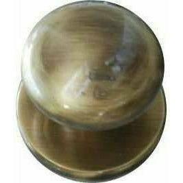 Antique Brass Door Knob - 77mm - Non-turning PULL HANDLES