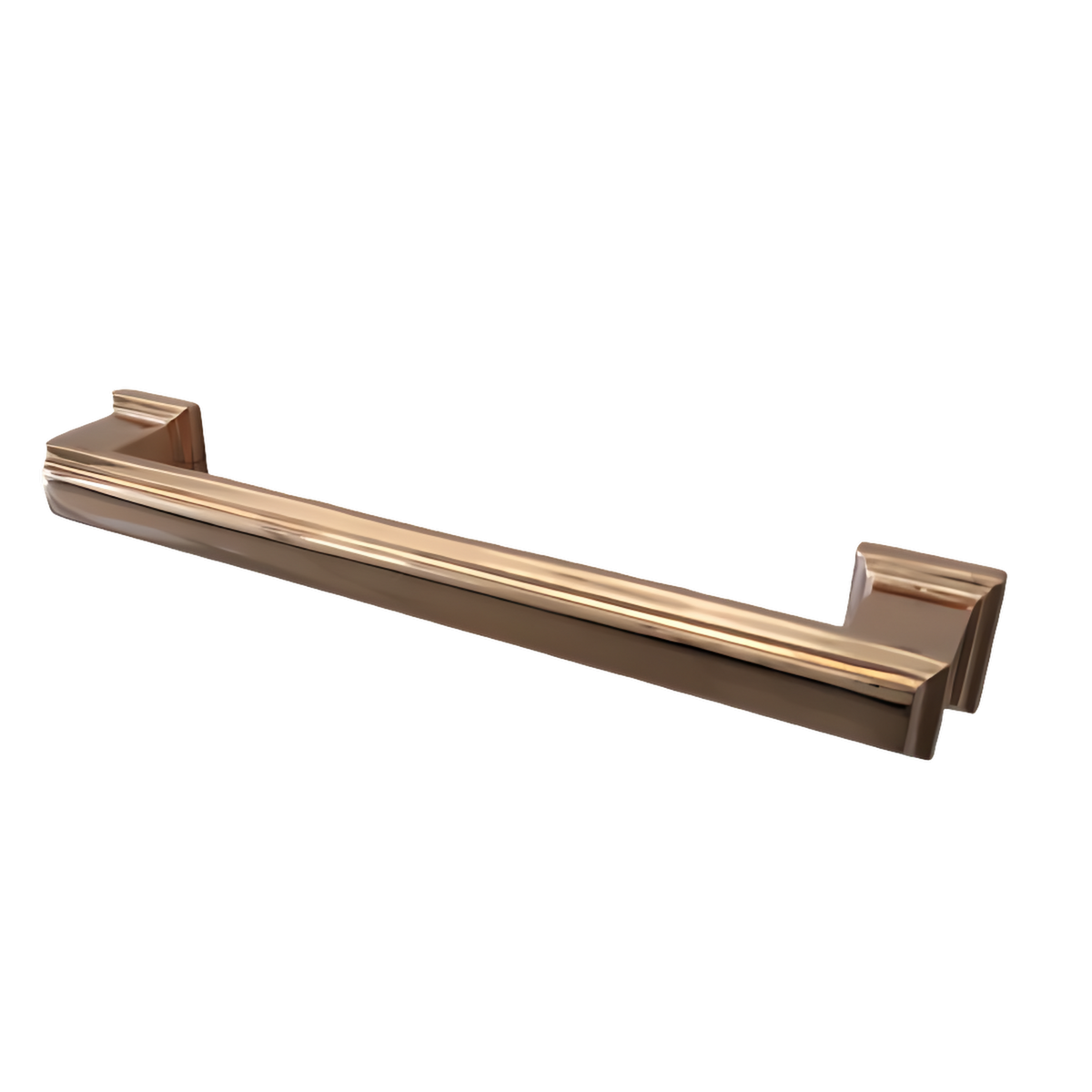 Red Square Handle Classic Square Cabinet Handle - 128mm CTC - Decor Handles