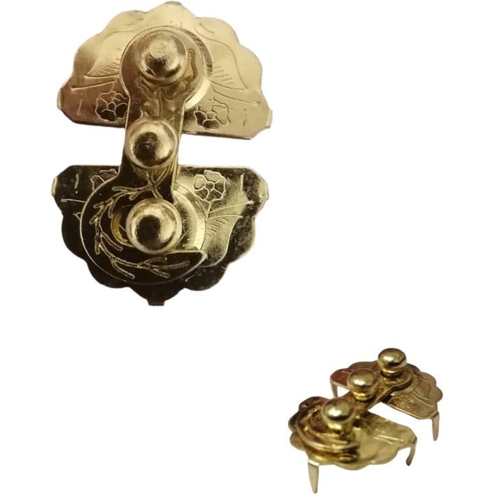 Decorative Mini Box Clasp Knock-in JEWELRY BOX FITTINGS