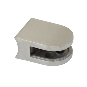 Heavy duty clamp for glass shelving