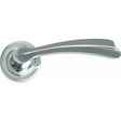Italian designer lever handle on rose