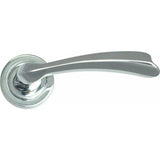 Italian designer lever handle on rose