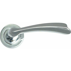 Italian designer lever handle on rose