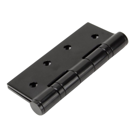 Matt Black Butt Hinge 100mm x 75mm x 3mm - Fire Rated