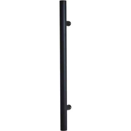 Matt Black Round T-Pull Handles (600mm)