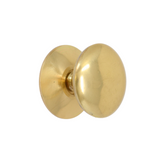 Mushroom knob solid brass