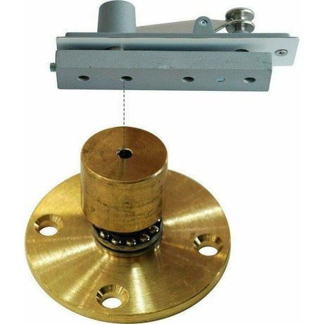 Pivot hinge - ball bearing bottom with spring top combination