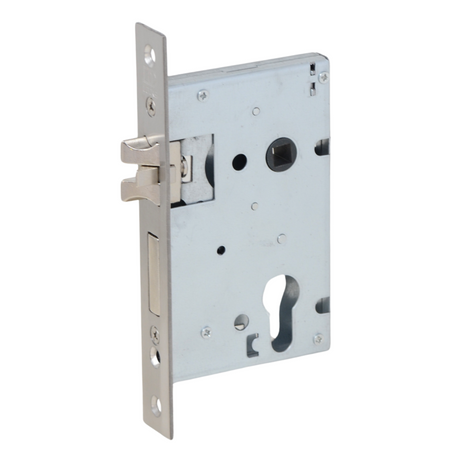 Professional cylinder mortise lock with silent claw latch