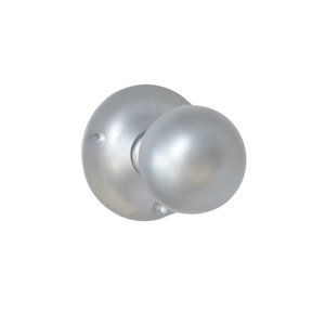 Round solid brass knob