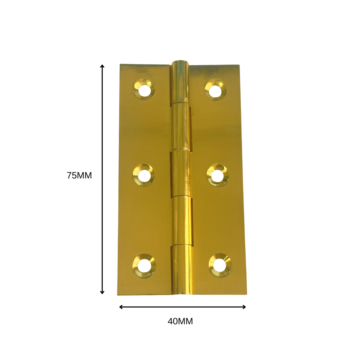Solid brass butt hinge for cabinet and joinery projects