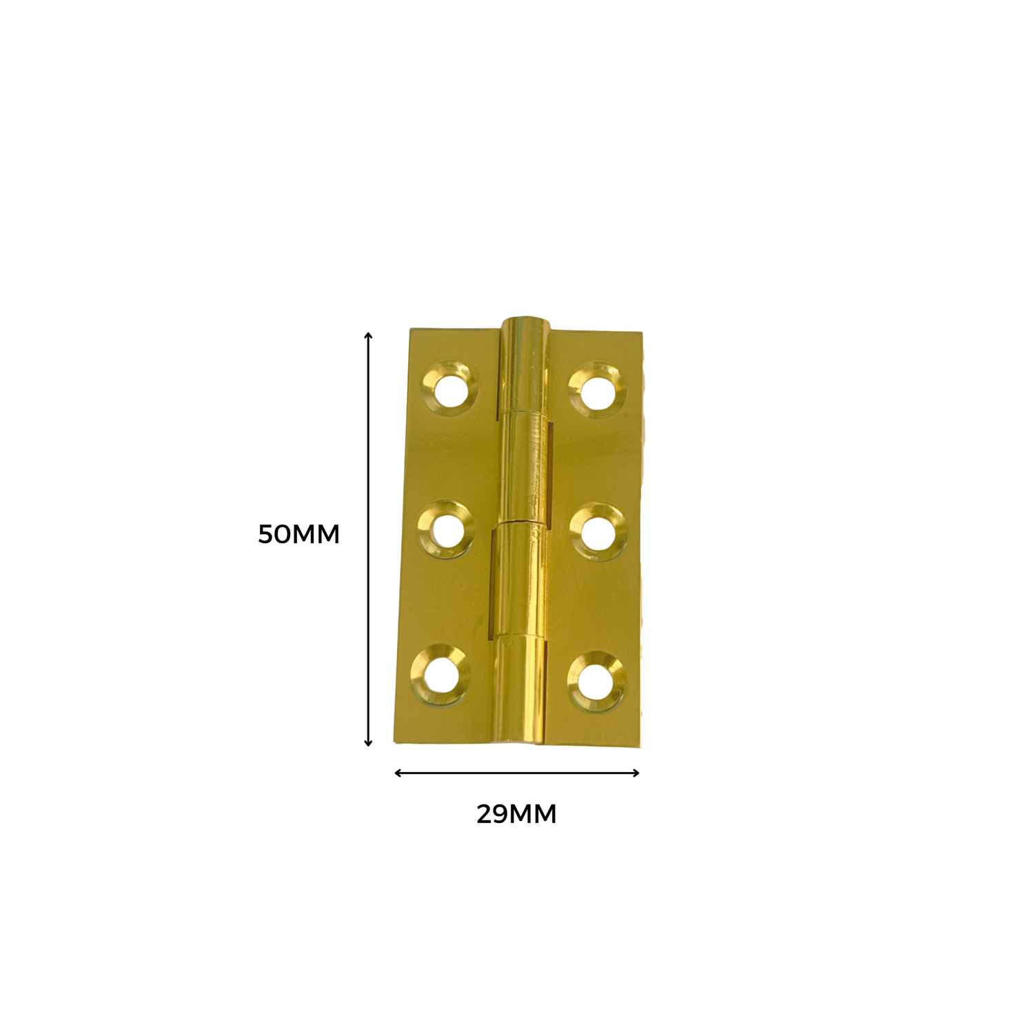 Solid brass butt hinge for cabinet and joinery projects