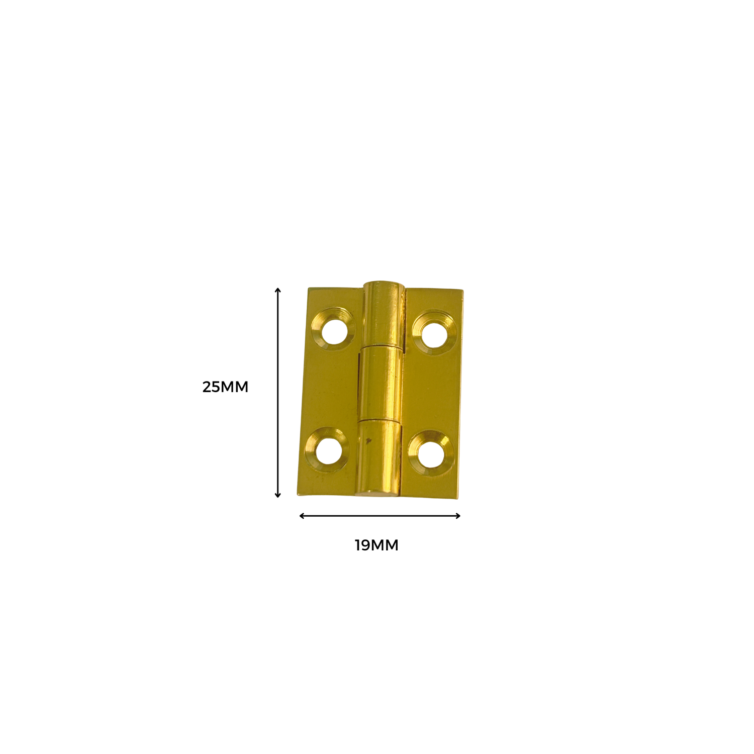 Solid brass butt hinge for cabinet and joinery projects