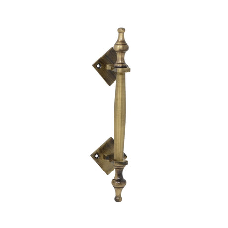 Solid brass Victorian pull handle - 220mm