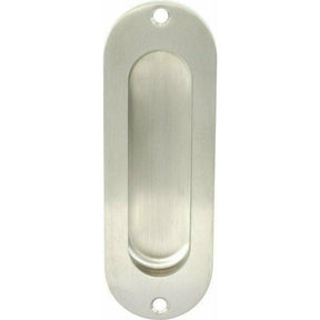 Stainless steel oval flush handle