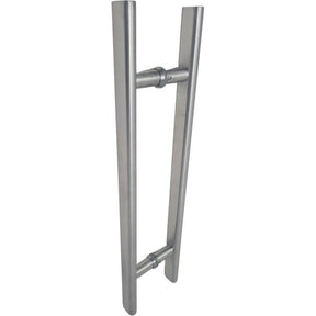 Straight Oval Grip pull handle in stainless steel