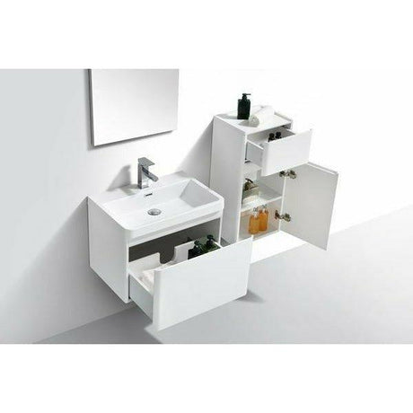 Milan 600 Single Drawer & Basin Bathroom vanities and storage units