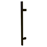 1200mm Matt Black Offset Oval Grip T-Pull Handles (Sold in pairs)