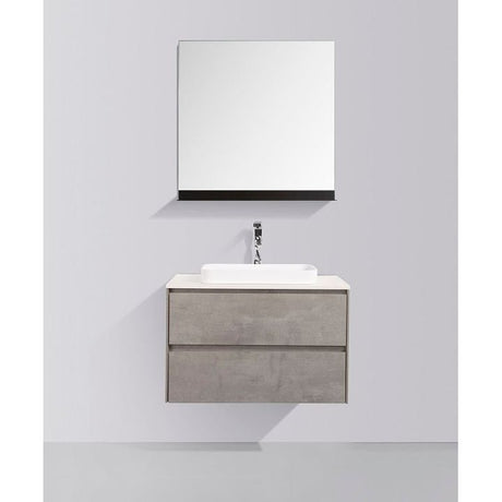 MADRID 800mm - DOUBLE DRAWER & TOP & BASIN