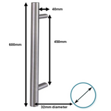 T Shaped 600mm Long Pull Handle