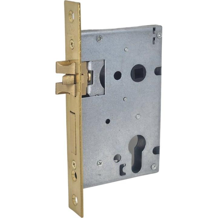 Satin Brass Door Bundle - Pello - Decor Handles - door handle on rose