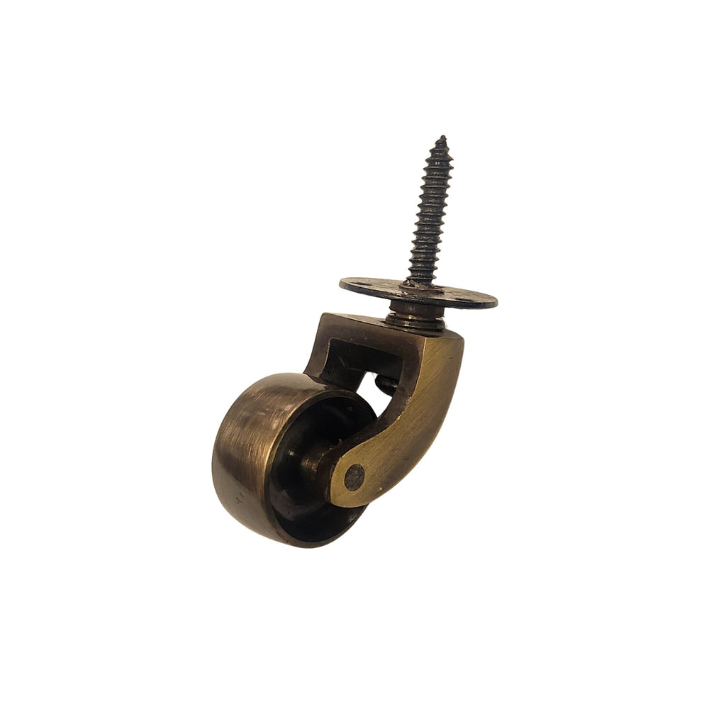 Solid Brass Castor Wheel - Screw-in - Decor Handles - furniture fittings