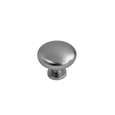 Brushed Nickel cupboard knob 28mm