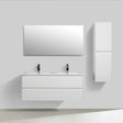 Enzo Double Drawer Vanity 1200 White with Basin