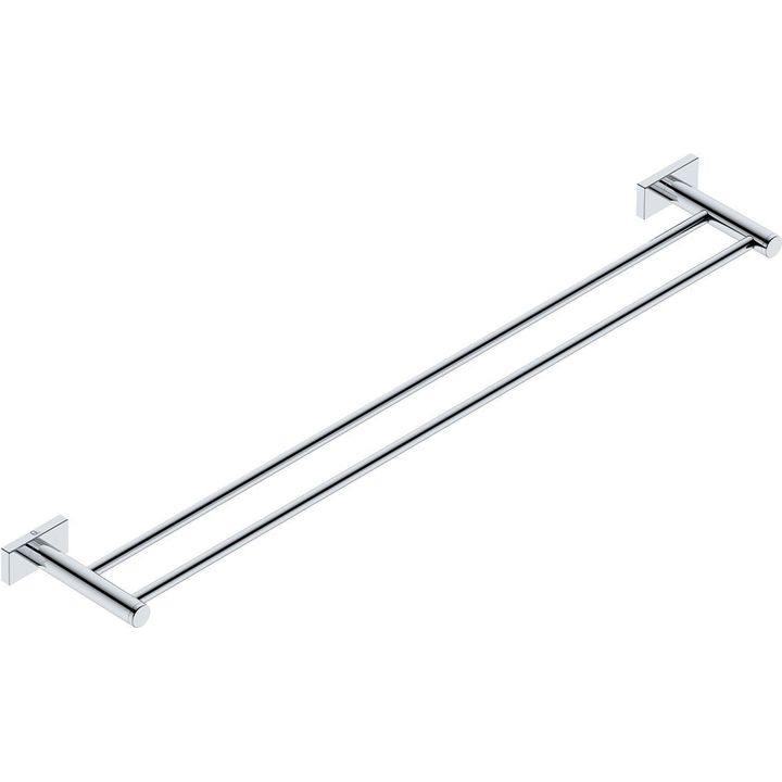 2585 HARMONY Double Rail 800mm -CHRM - Decor Handles - Bathroom Accessories