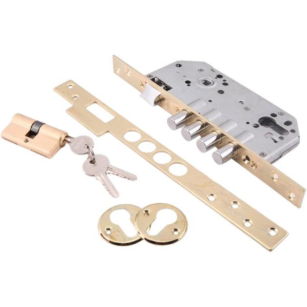 4 Pin Locking 50mm Backset Latch Lock - High Security - Decor Handles