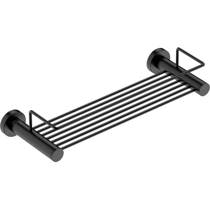 4620 Shower Rack 330mm -MBLK - Decor Handles - Bathroom Accessories