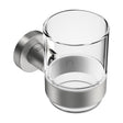 4632 Glass Tumbler + Holder -BRSH