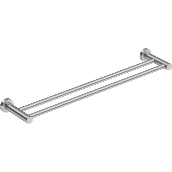 4682 Double Towel Rail 650mm -BRSH - Decor Handles - Bathroom Accessories