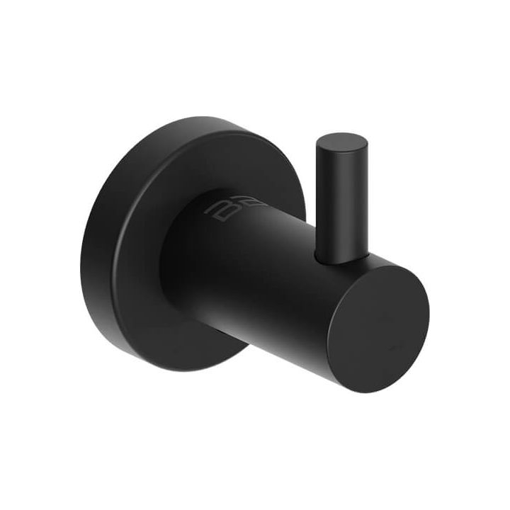 Keeto Robe Hook 4810 Robe Hook DOUBLE -MBLK - Decor Handles
